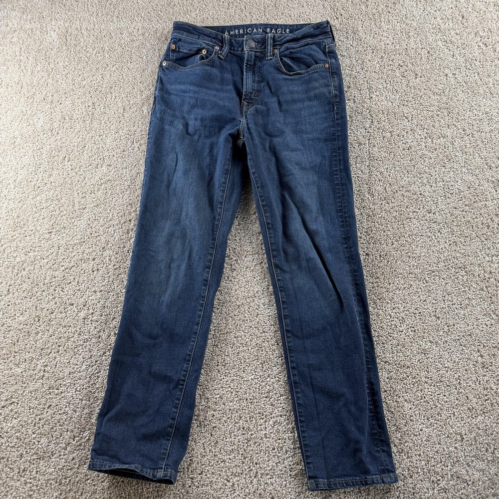 American Eagle Outfitters Airflex+ Jeans Mens 29x32 Blue Denim Athletic Straight